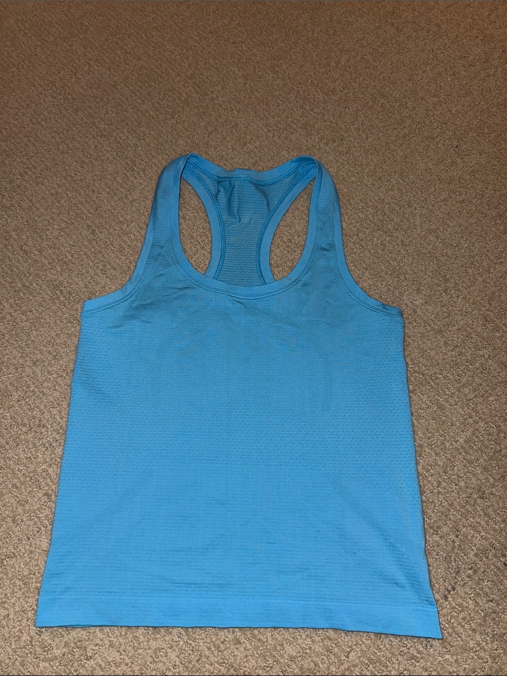lululemon athletica Blue Racerback Tank